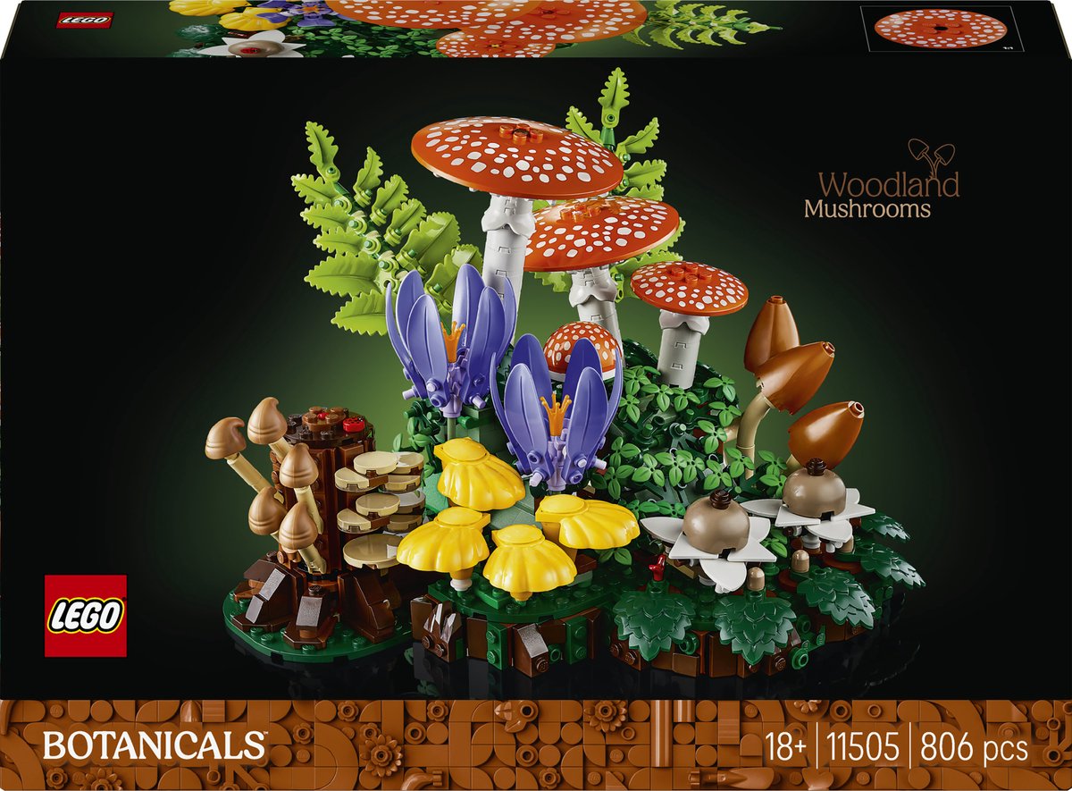 Lego ® botanicals bospaddenstoelen - 11505