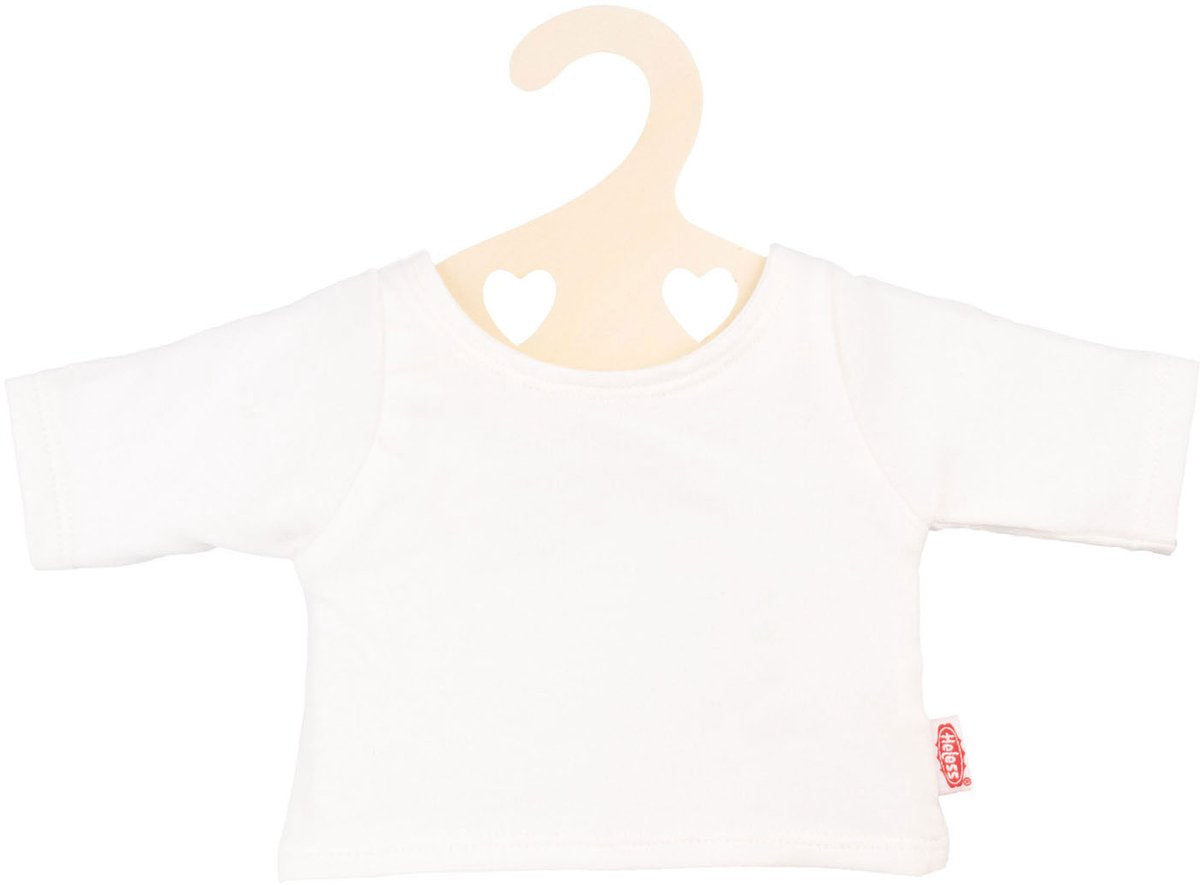 Heless Dolls T-Shirt Weiß auf Kleidungsstift, Größe 28-35 cm