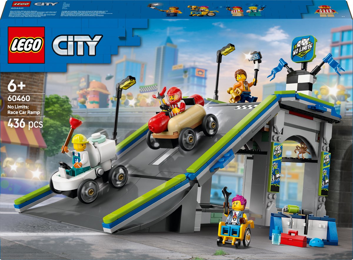 Lego City 60460 Schnellrampe für Rennwagen