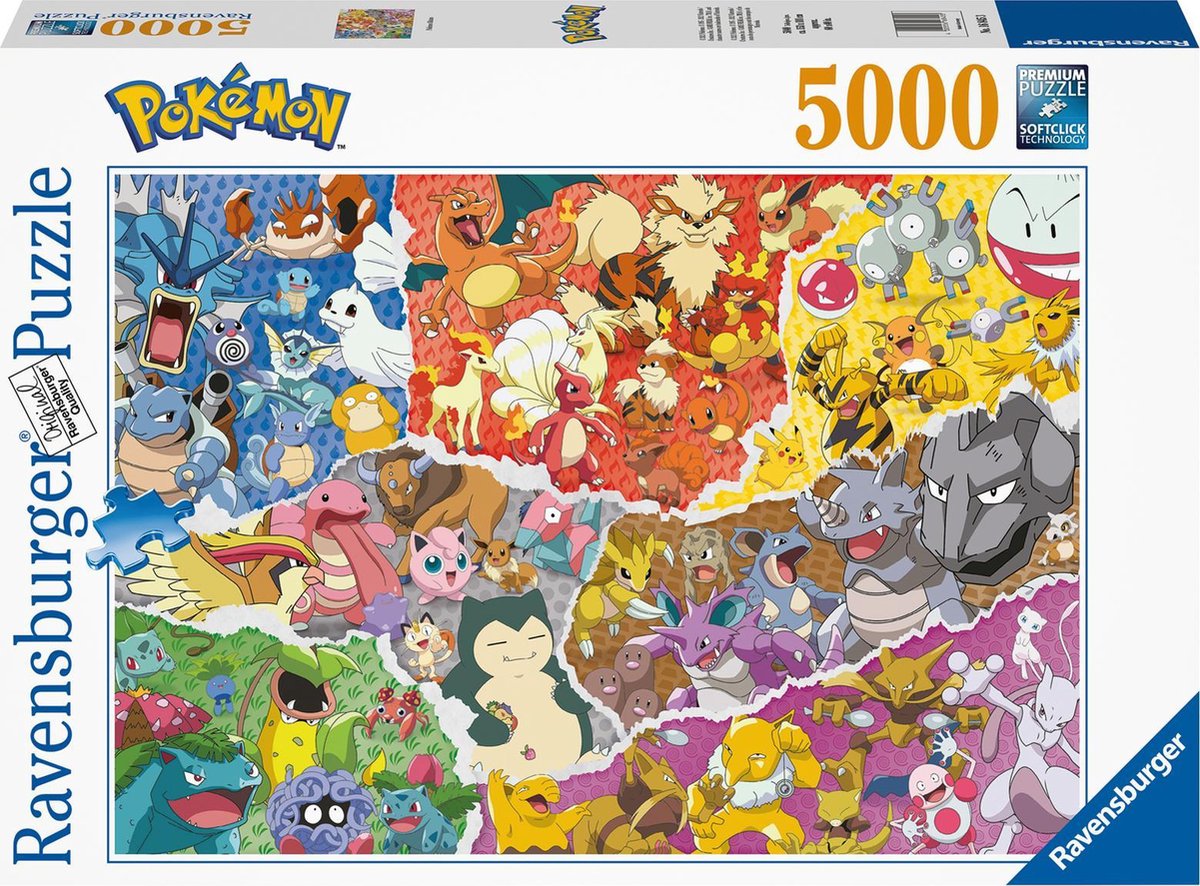 Ravensburger Jigsaw Puzzle Pokémon, 5000st.