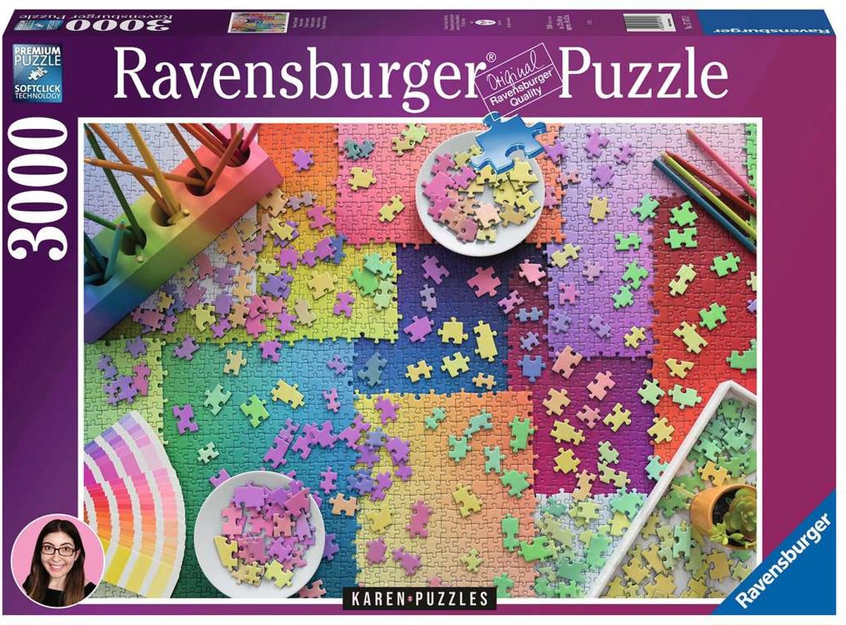 Ravensburger Jigsaw Puzzle Karen Rätsel auf Rätseln, 3000st.
