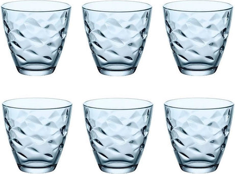 Bormioli Rocco Glas Flora - Blau - 260 ml - 6 Stück