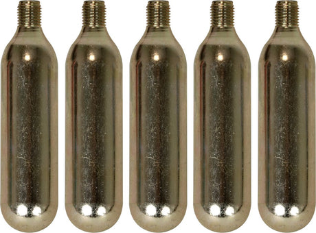 Dresco CO2-Kartusche 16 Gramm Stahl Silber 5-teilig