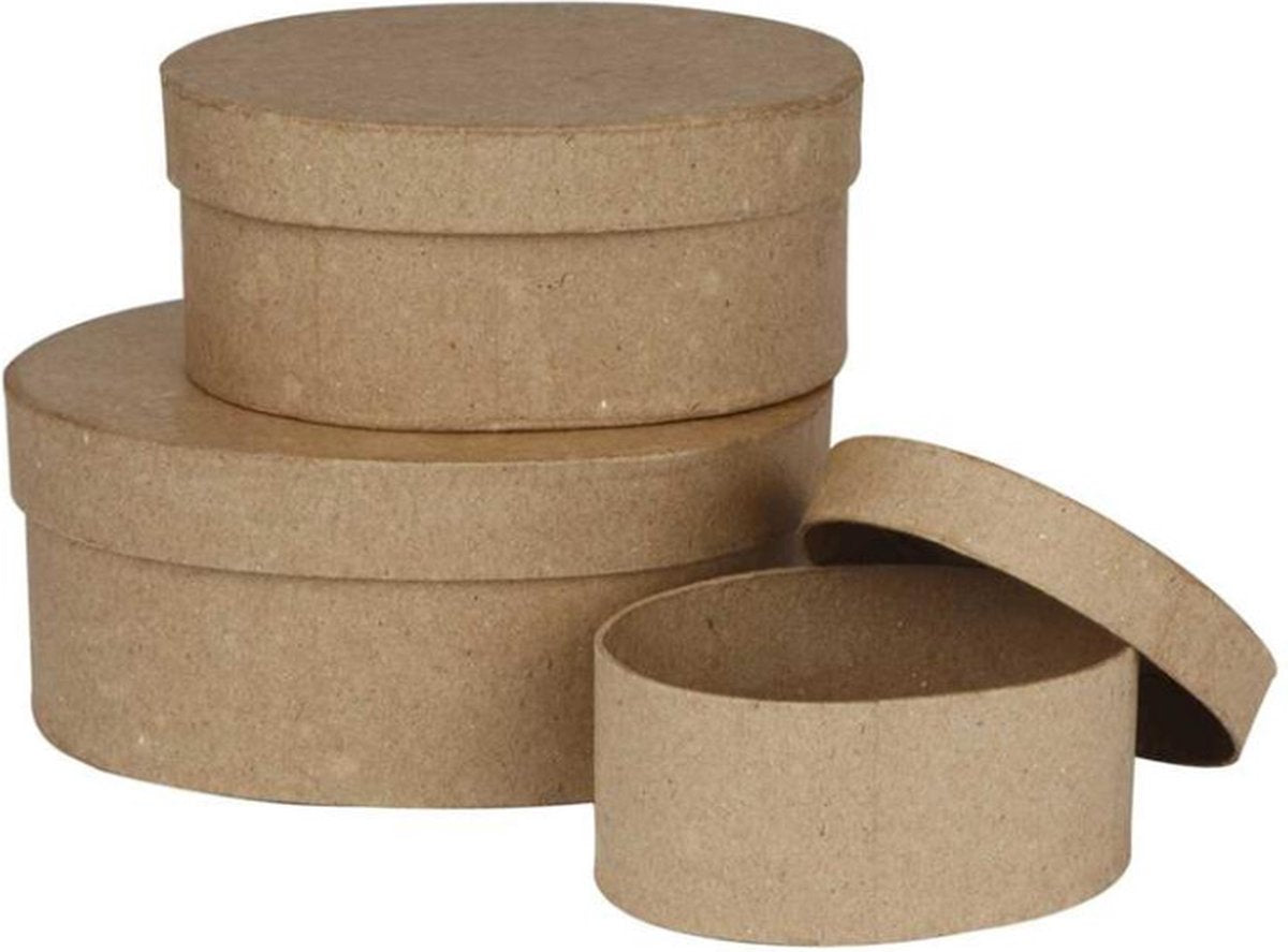 Kreativunternehmen https: www.cchobby.nl Round-boxes-h-5-6-5-7-5-cm-d-10-13-16-cm-3-piece-1-set