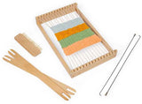 Bigjigs Holzwebstuhl-Set, 10-tlg.