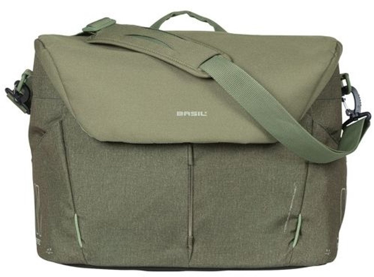 Basilikum B -Safe Pendler Nordlich - Laptop -Tasche - 17 Liter - Olivengrün