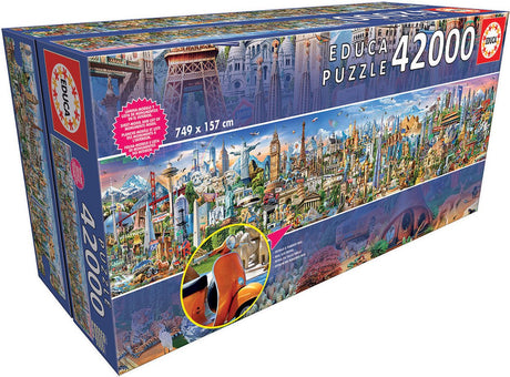 Educa – großes Puzzle – 42.000 Teile – rund um die Welt