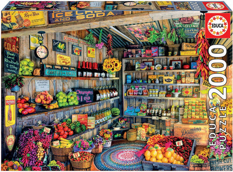 Educa - Puzzle 2000 - Bauernmarkt (017127)