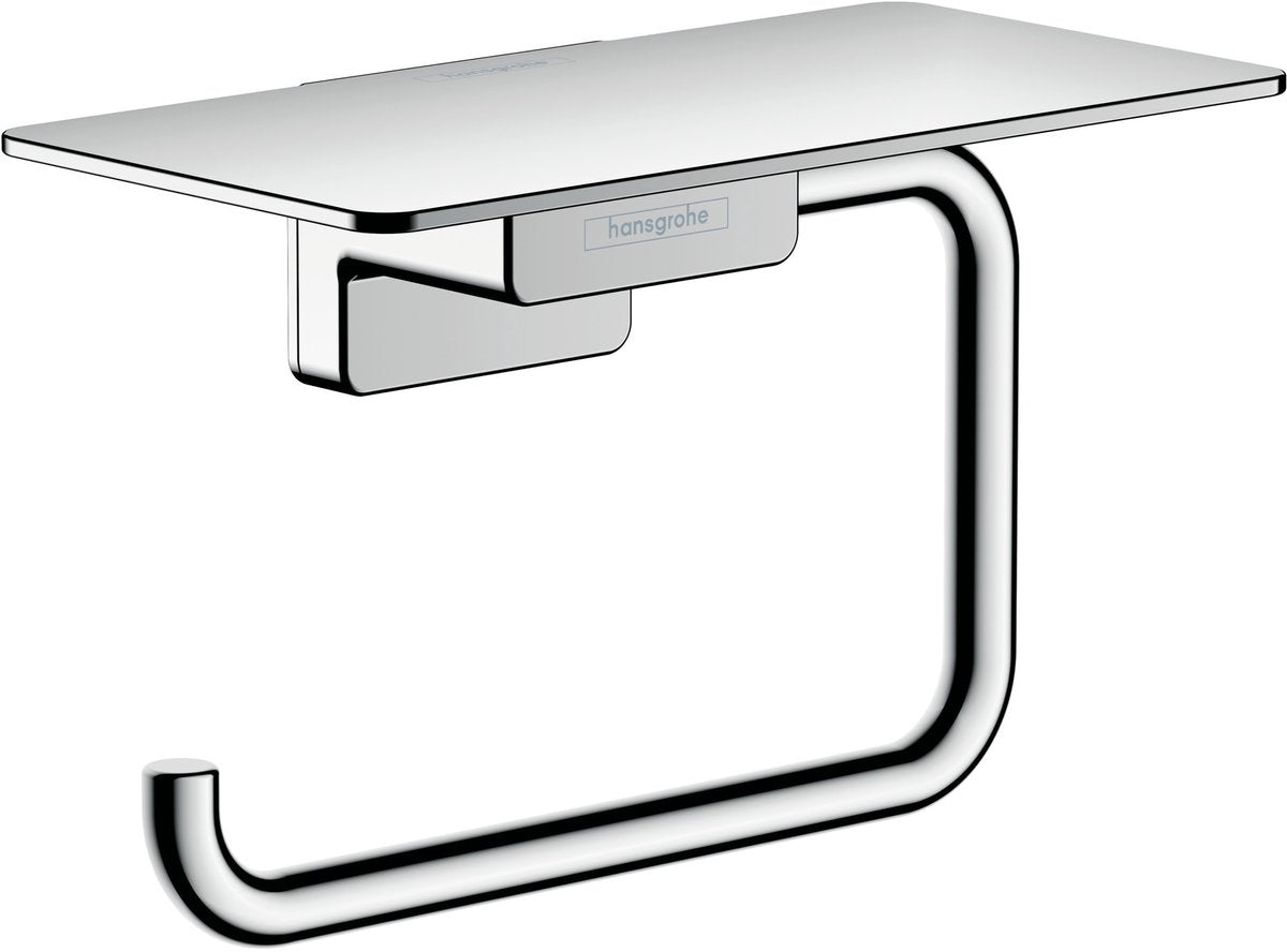 Hansgrohe addstoris closetrolhouder met planchet chroom