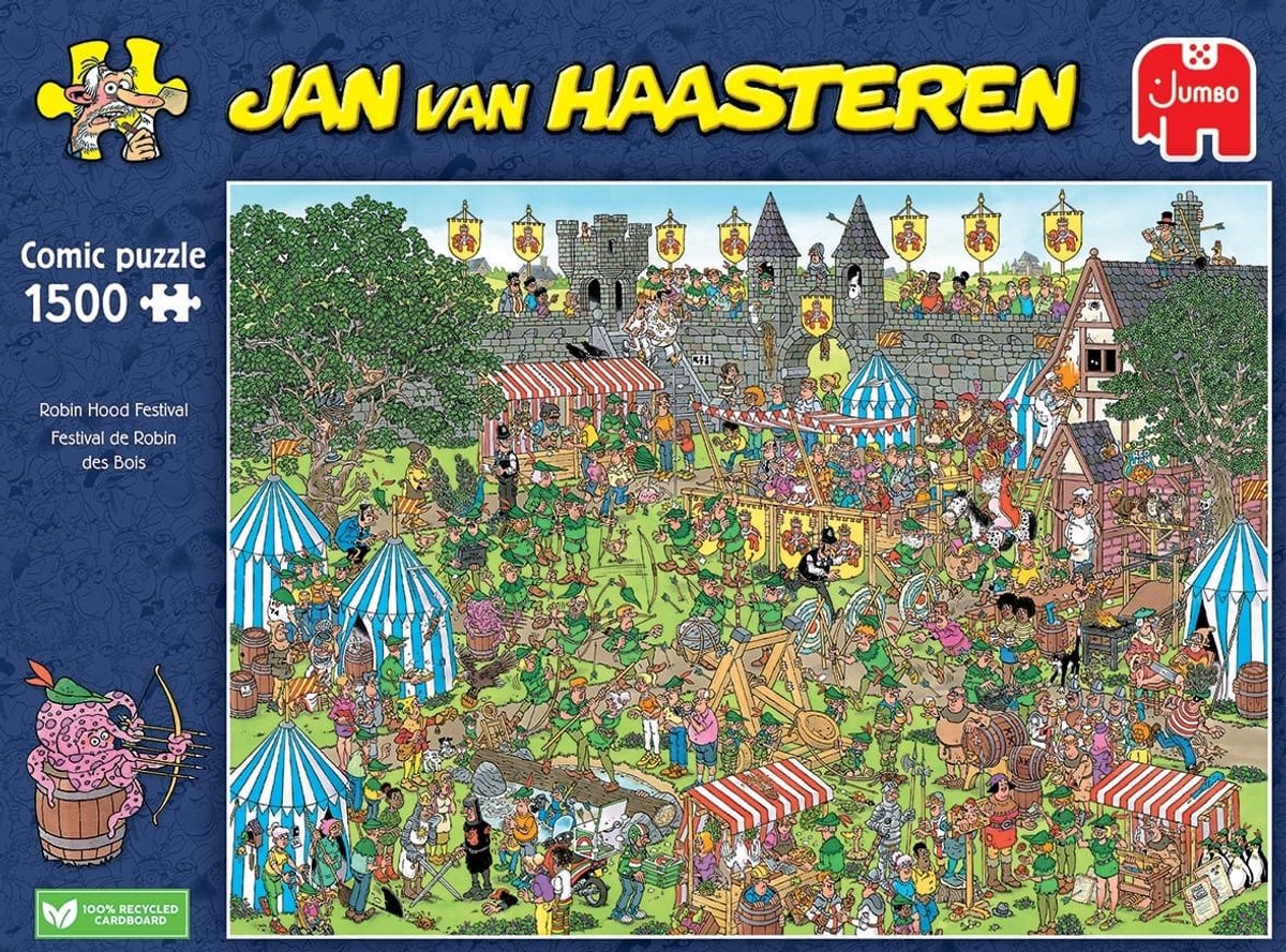 Jumbo Jan Hasteren Puzzle – Robin Hood Festival, 1500 Teile.