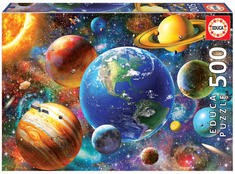 Educa Puzzle Sonnensystem 500 Spielzeugteile.