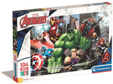 Clementoni Jigsaw Puzzle Super Color Maxi The Avengers, 104st.