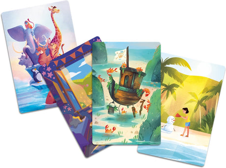 Asmodee Brettspiel Dixit Kids, kooperatives Brettspiel für Kinder.