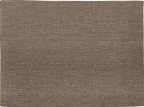 Mesapiu Tischset im Canvas-Look – Rechteck – 33 x 45 cm – dunkles Taupe – 4er-Set