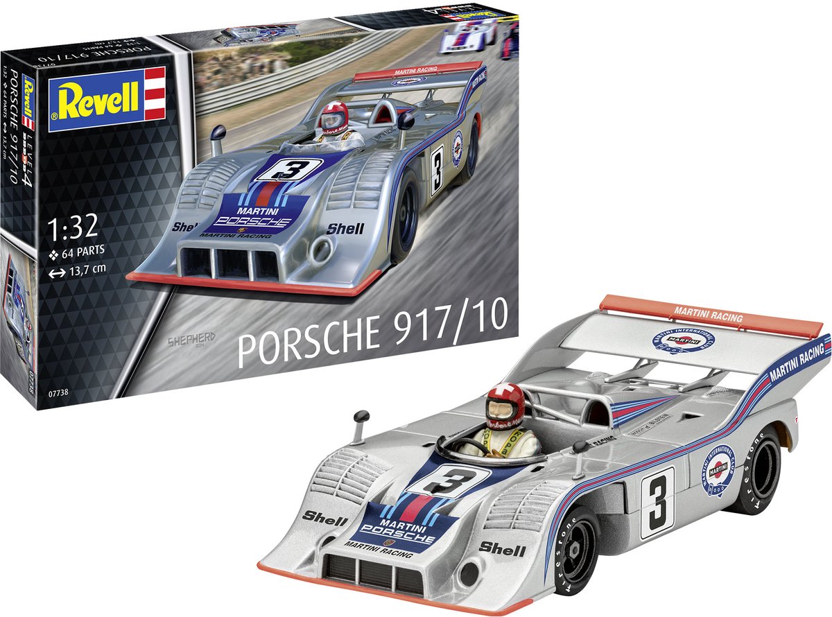 Revell Modellbausatz - Porsche 917 1:32 - 64-tlg.