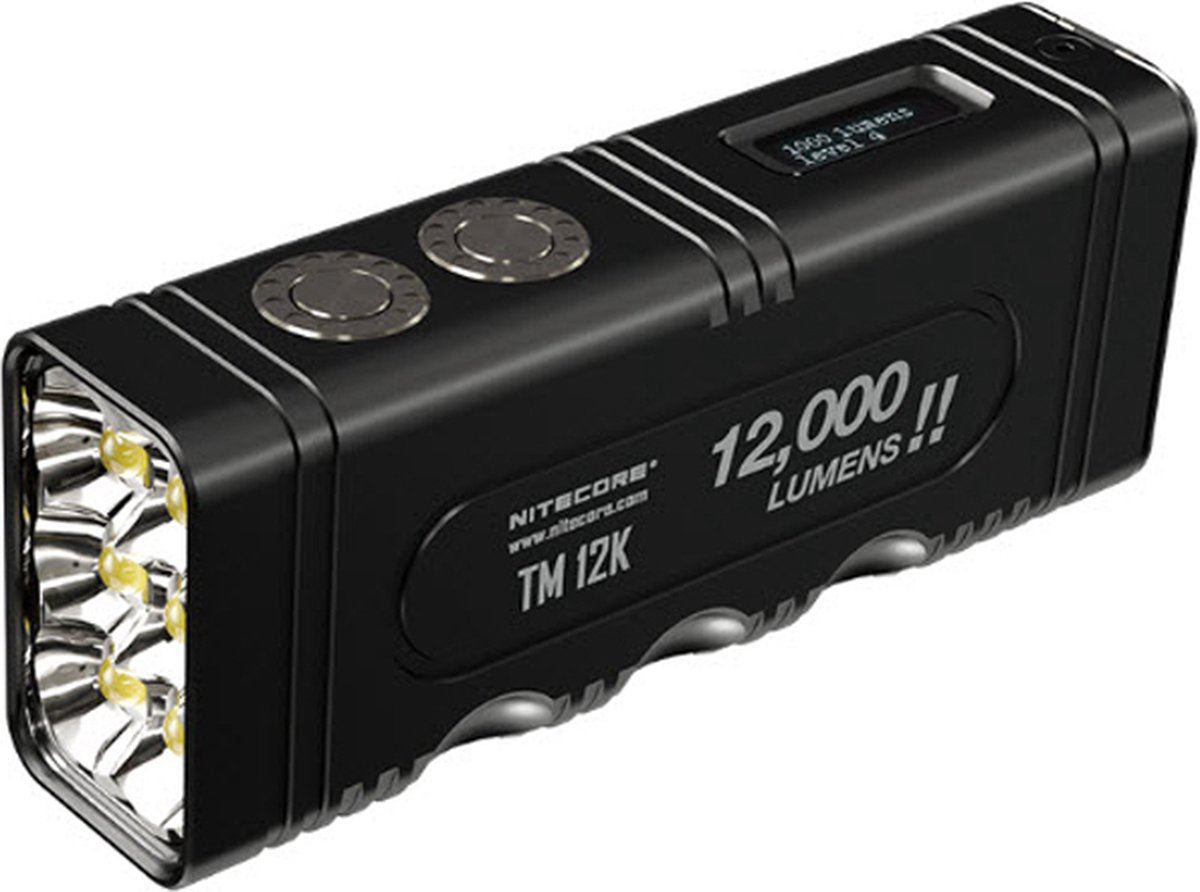 Nitecore tm12k wiederaufladbare Taschenlampe