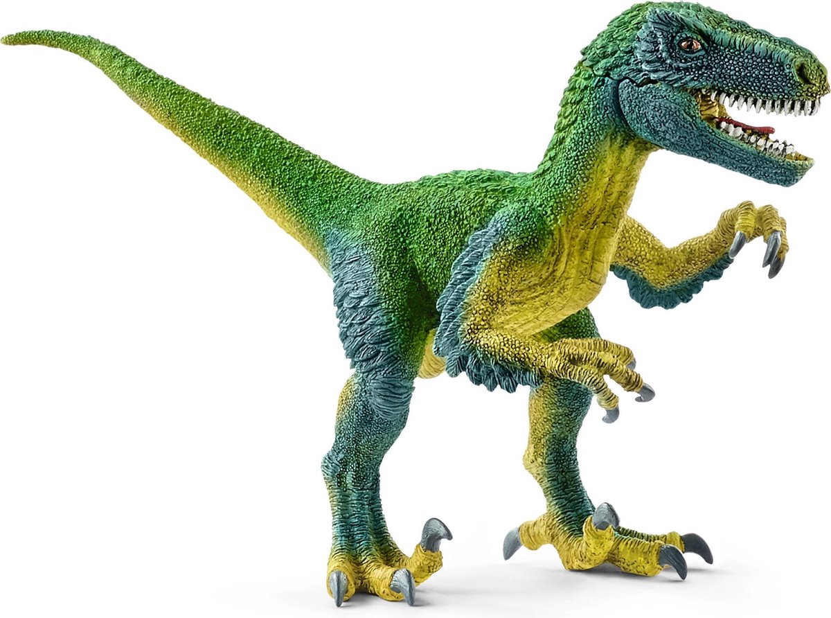 Schleich Dinosaurier - Velociraptor - Spielfigur - Kinderspielzeug für Jungen und Mädchen - 4 bis 12 Jahre - 14585