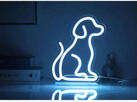 I-total - geführter Neonhund