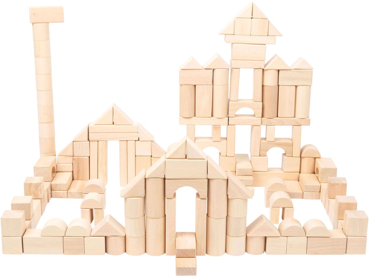 Small Foot - Holzbausteine ​​natürlich, 200 Stk.