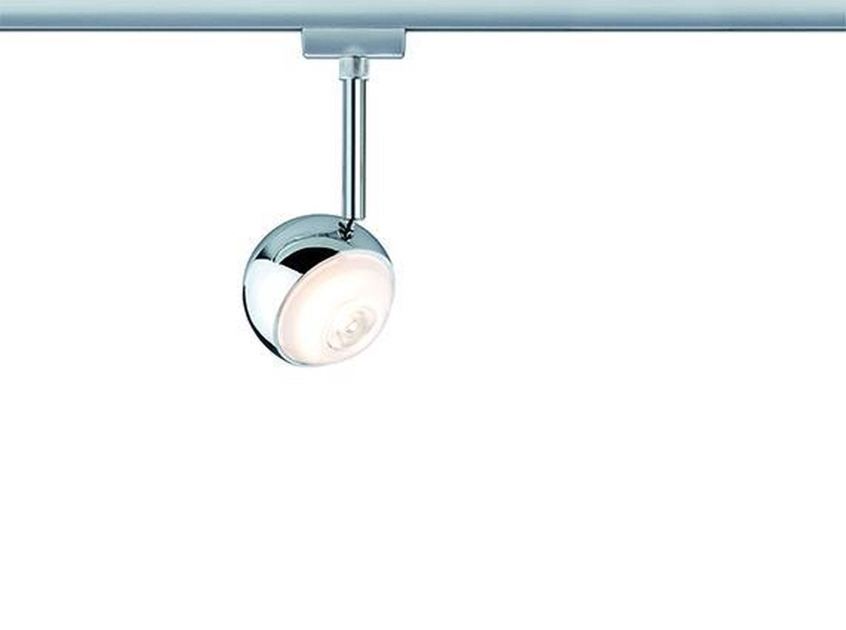 Paulmann Capsule II 230V Schienensystemleuchte Urail LED fest eingebaut 6W LED Chrom (matt), chrom