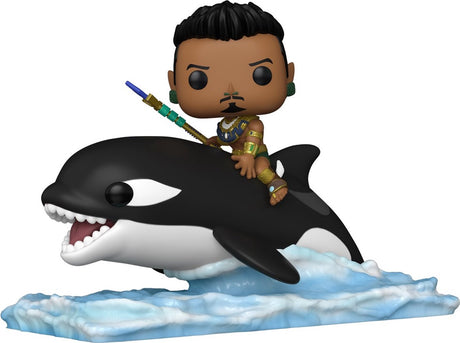 Funko Black Panther Wakanda Forever – Namor mit Orca (Pop! Ride Super Deluxe) Vinylfigur 116 Pop! Standard