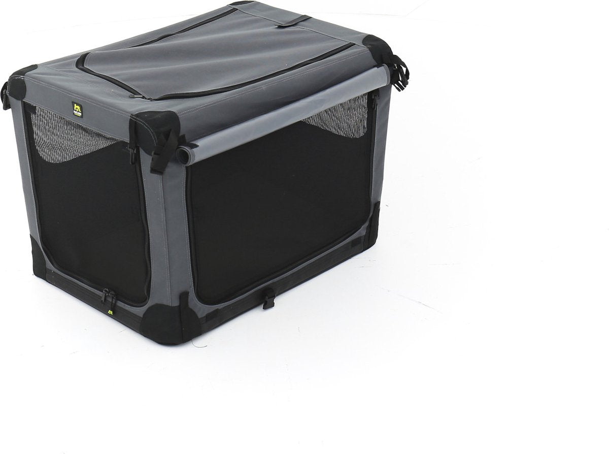 Maelson – Hundebox – faltbar – weich – schwarz – groß