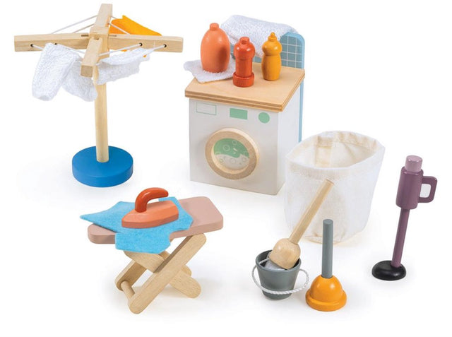 Mentari Wäschespielzeug-Set – lehrreiches Rollenspiel für Kinder.