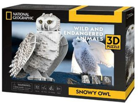 National Geographic 3D-Puzzle der Schneeeule