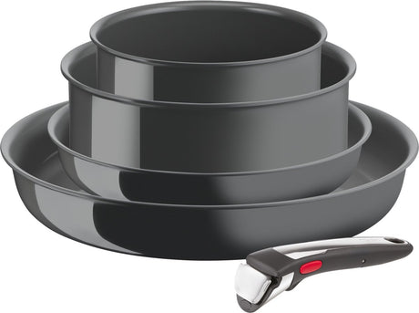 Tefal Ingenio Renew - Bratpfannenset - 5-teilig - PFAS-frei - Keramik - Induktion - stapelbar - abnehmbarer Griff