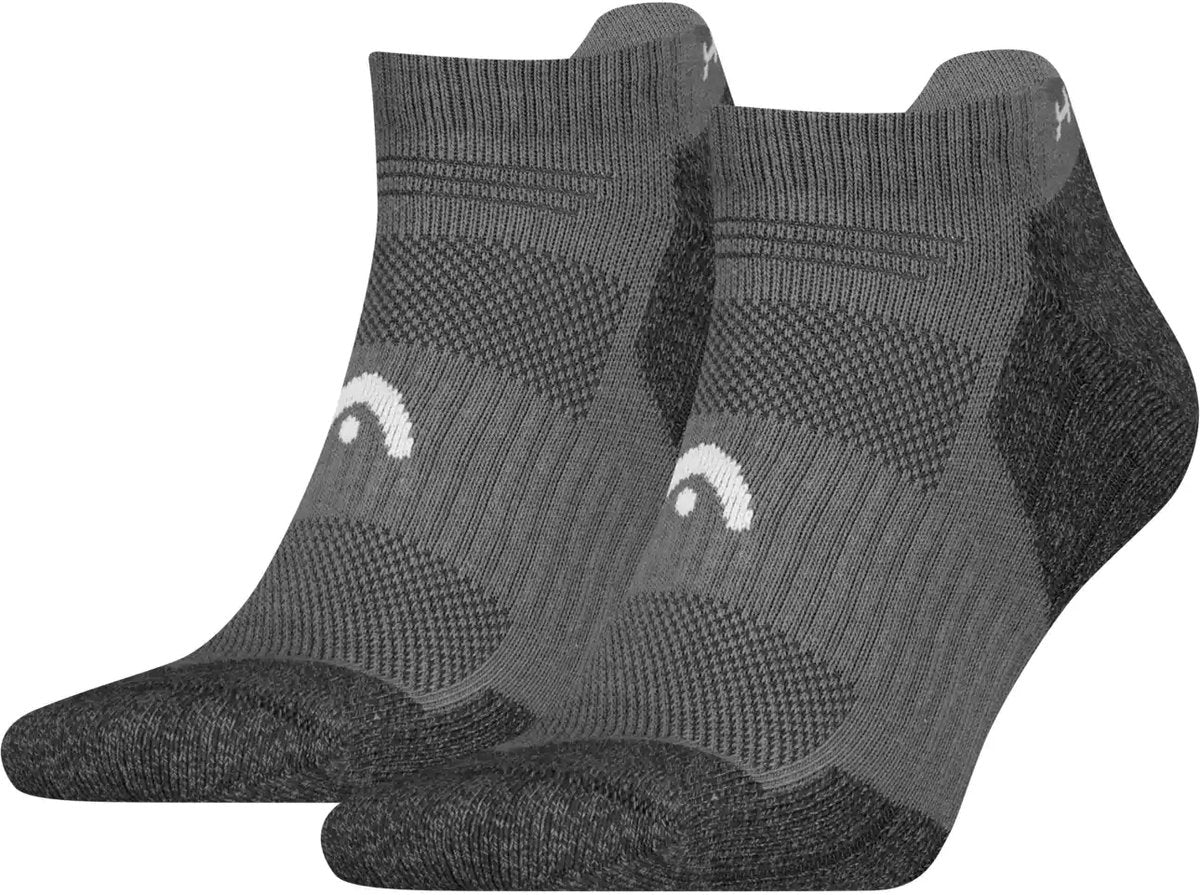 Head - unisex - hiking sneakersokken - alle klimaten - 2 pack - maat 43-46
