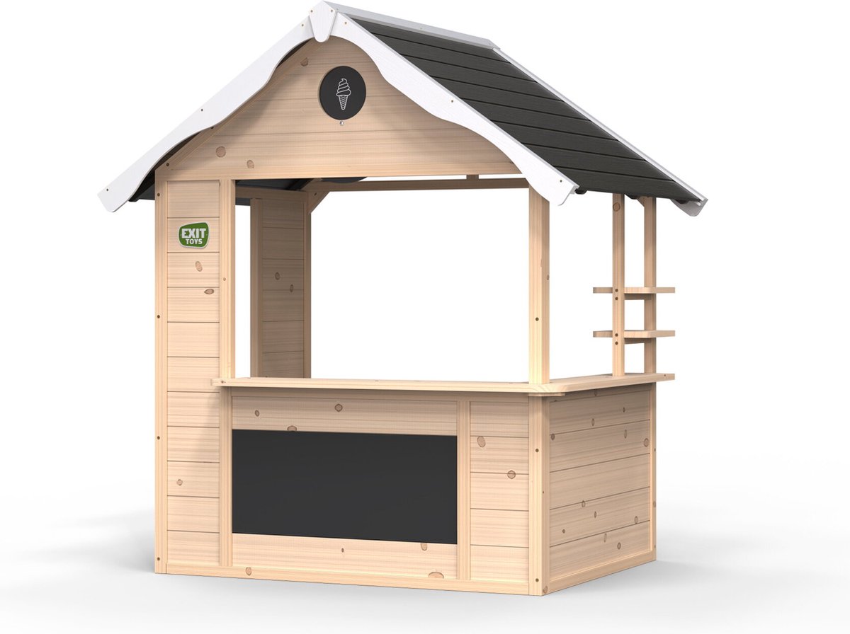 Exit toys exit hika houten speelhuis - speelhuisje voor buiten - fsc hout - kinderen