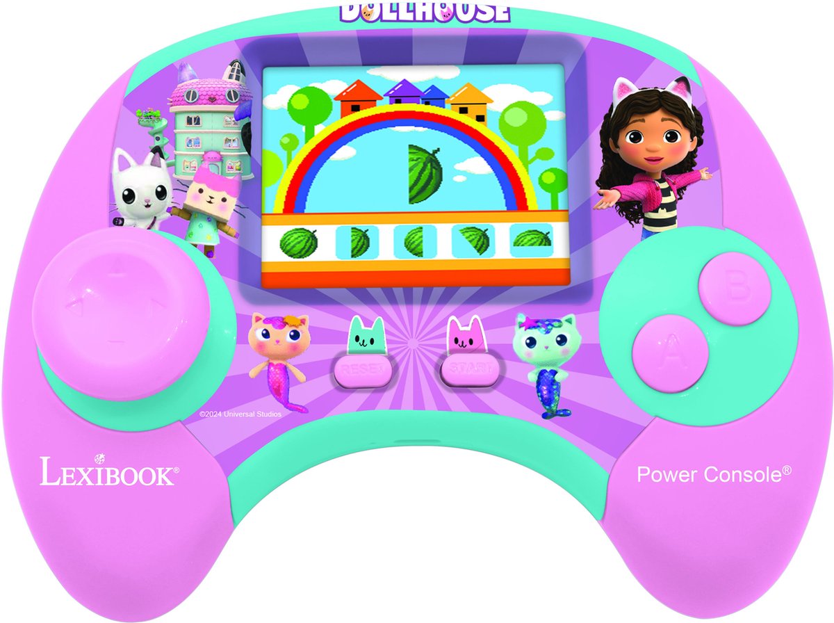 Lexibook Power Console Gabby und das maison magique de jeux éducative bilingue en français et englais