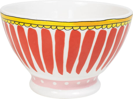 Blond amsterdam , even bijkletsen, vintage bowl roze 15cm
