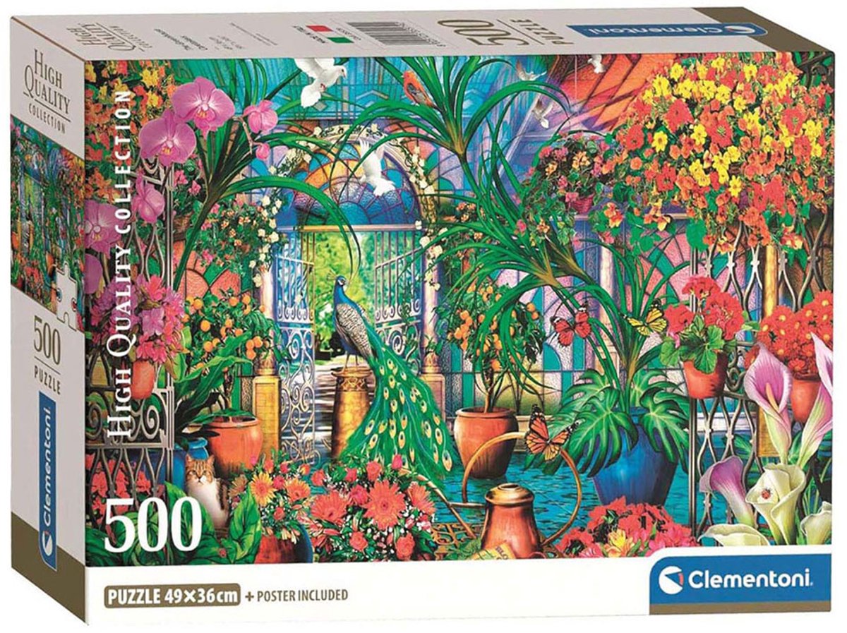 Clementoni-Puzzle „Die Gewächshauswärter“, 500 Teile.