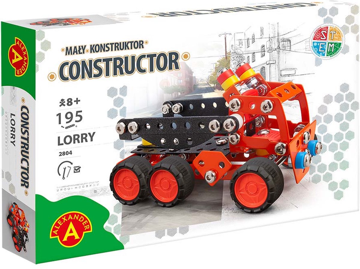 Alexander Toys Alexander Spielzeug-Konstrukteur – LKW – 195-tlg
