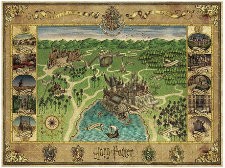 Ravensburger Harry Potter: Die Hogwarts-Karte