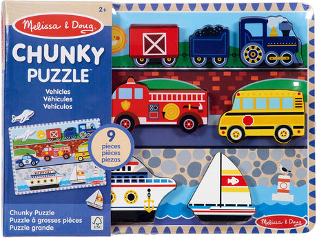 Melissa Doug – Holzpuzzle – Fahrzeuge