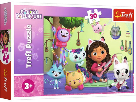 Trefl – Serie 18301 – Puzzle – 30 Teile – Koci Domek Gabi