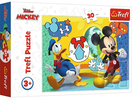 Trefl - Miki-Maus-Puzzle - 30 Teile - Disney-Figuren - 27x20 cm