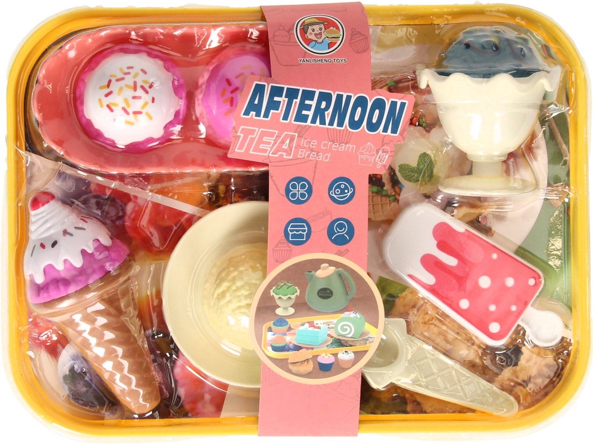 Tablett Play Food Eis, 10 Stk.