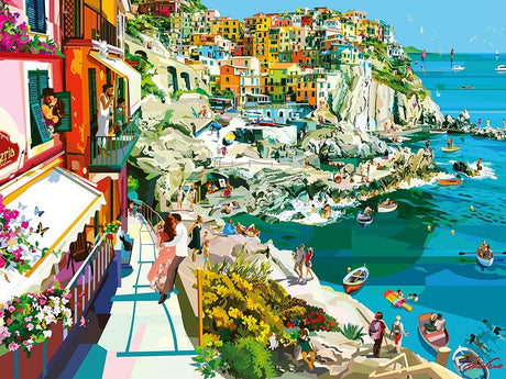 Ravensburger Puzzle Romantik in den Cinque Terre – 1500 Teile.