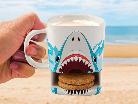 I-total - Tasse mit Kekshalter - der Hai