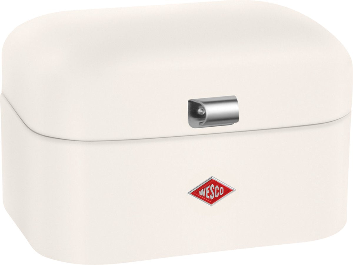 Wesco Single Grandy Brotkasten | 7,5 Liter - Größe M | Metall - Mattsand | Brotaufbewahrung