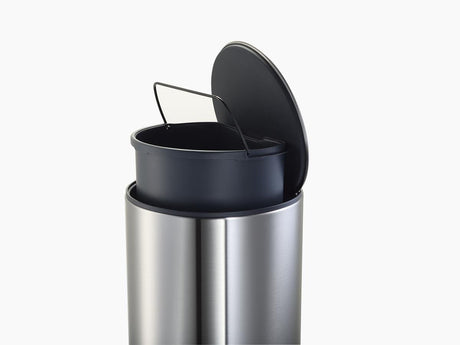 Joseph Joseph Arc 10 Liter schlanker Treteimer mit Innenbeutel – Edelstahl