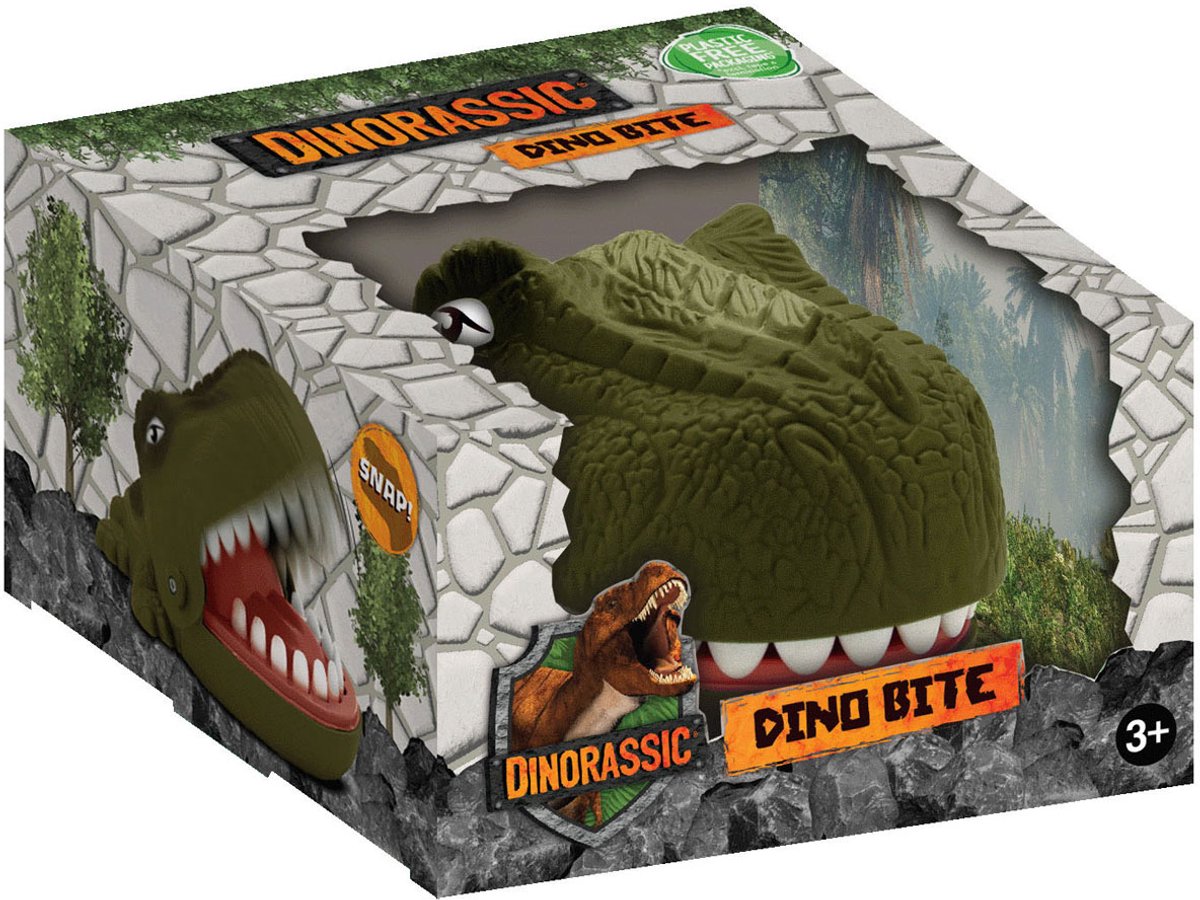 Dinorassic Beißspiel Dino Bites – Familienspiel ab 3 Jahren – ohne Batterien
