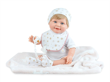 Marina Pau Marina - Pau Puppe Spielzeugpuppe Zucker Estuche 42cm mehrfarbig.