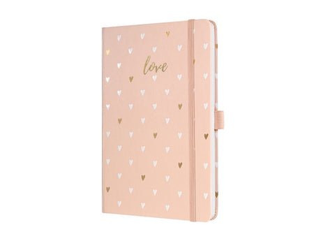 Sigel Notizbuch A5 – Jolie – 174 Seiten – 80 Gramm – Linie – Pink Love – Si-JN335