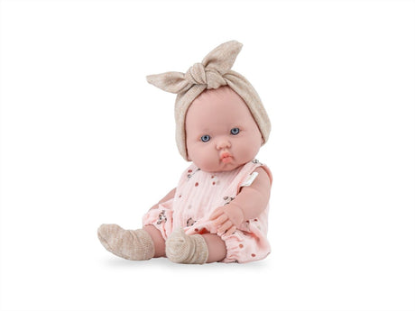 Marina Pau Babypuppe Betty Baby Natur 28 cm mit Koffer