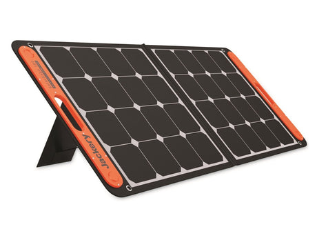 Jackery – Solarsaga 100 – bifaziales tragbares Solarpanel für Explorer 240 V2 500 1000 V2 Kraftwerk – faltbares Solarladegerät mit USB-C-A-Ausgängen – für Camping, Kälber und Camper