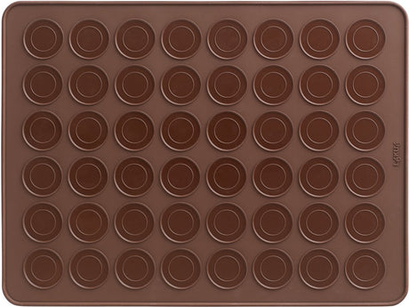 Lékué Backmatte 24 Macarons 40 cm – braun